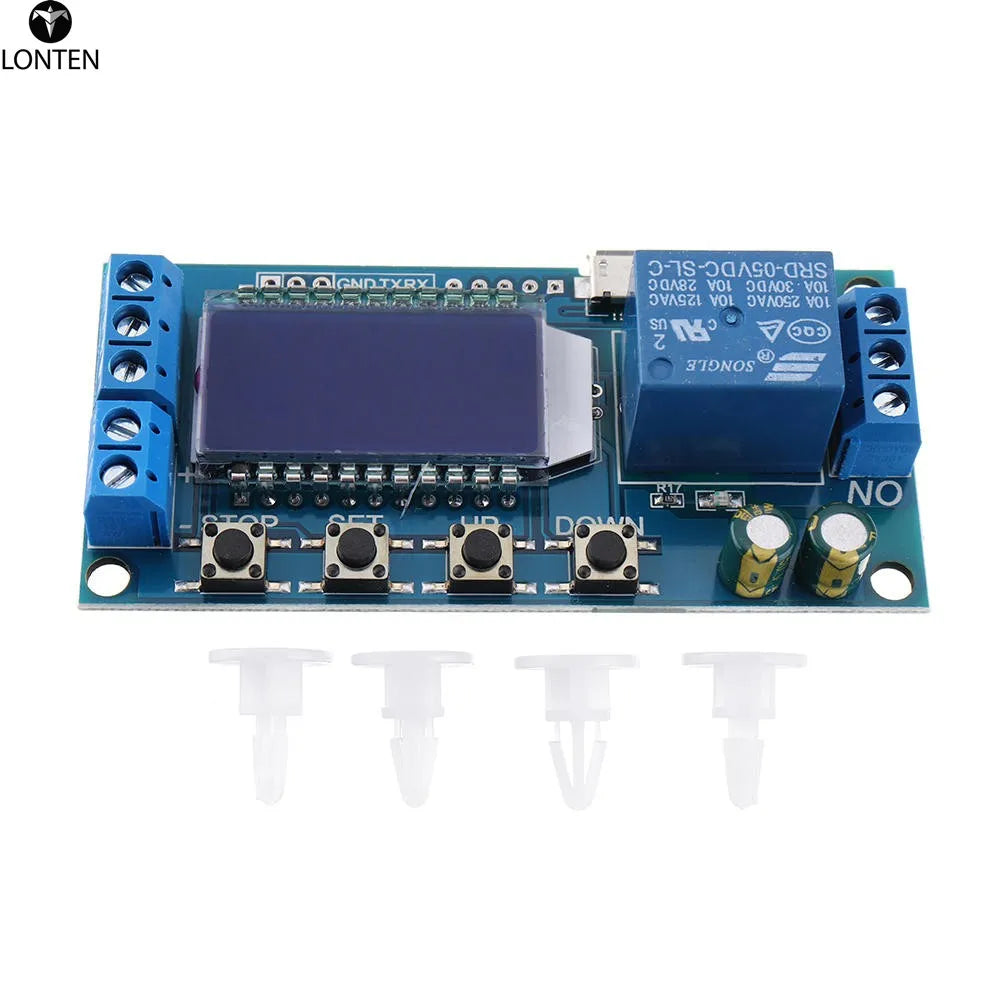 Custom Lonten LCD Display Timer Relay Module DC6-30V Cycle Timing OFF Trigger Delay Switch DC AC Universal Conduction Manufacturer