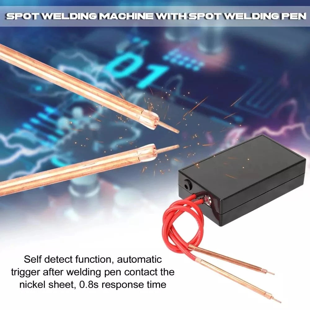 Custom DIY Handheld Welding Soldering Machine18650/32650 Li-ion Battery Mini Spot Welder Pens Display Power Spot Welding Power DC CableManufacturer