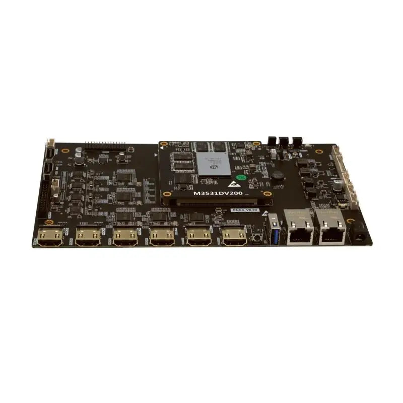 Custom PCBA Enc4 development board 4-way 4kHD 2-way output hi3531dv200 open source development board h265 / 264Manufacturer
