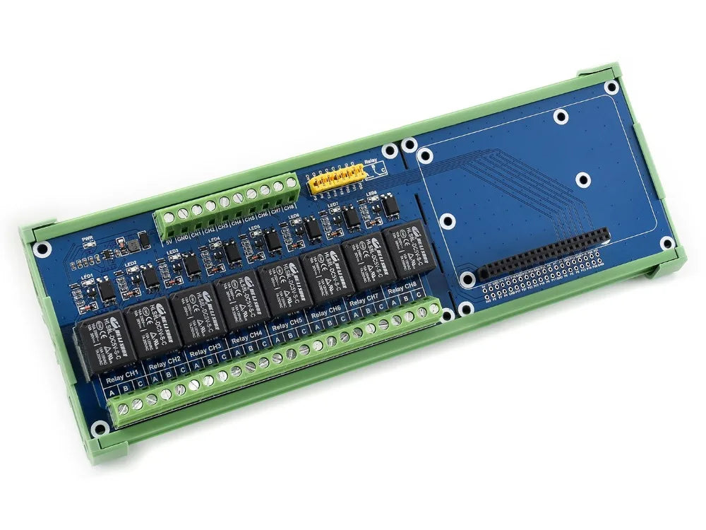 Custom Raspberry Pi Expansion Board 8-ch Relay channelfor Raspberry Pi A+/B+/2B/3B/3B+ Onboard LED Custom PCB usb charge pcba Manufacturer
