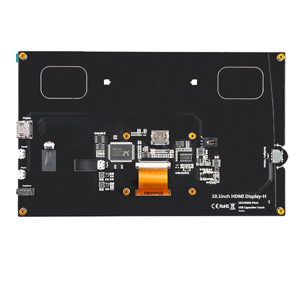 LONTEN 10.1 inch IPS lcd screen display 1024*600 monitor for raspberry pie capacitive touch with speaker screens Custom