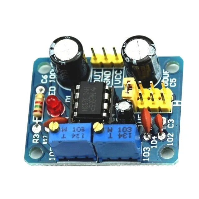 Custom China pcb supplier gerber files Bom ized service PCB NE555 DIY Kit Duty Cycle and Frequency Adjustable Module Manufacturer