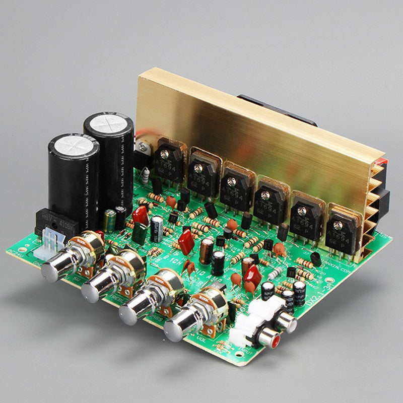 240W 2.1 Channel Audio Stereo Amplifier Board For Sanken tube High Power Subwoofer Amplifier 2*15000uf/40v pcb assembly