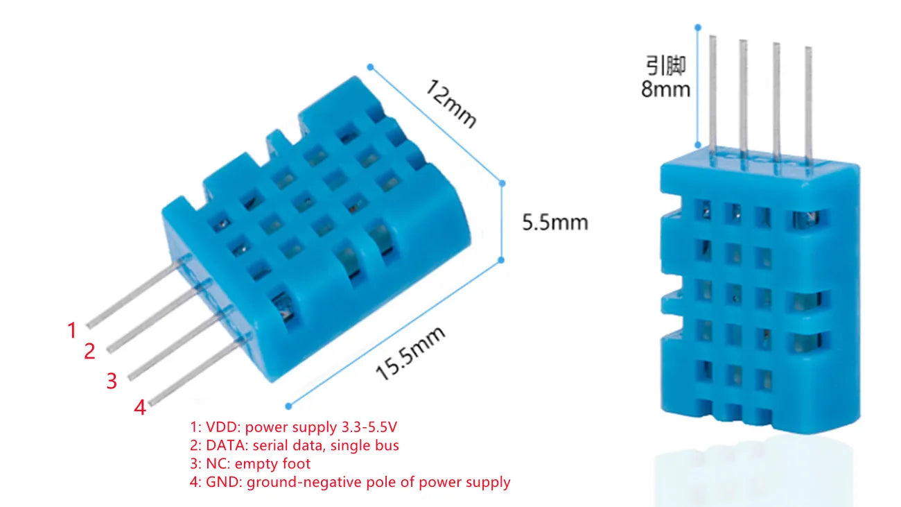Custom Lonten 1PCS DHT11 DHT-11 Digital Temperature And Humidity Temperature Sensor Manufacturer