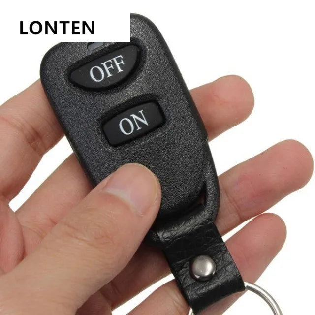 Custom Lonten DC 12V 10A Relay 1CH Channel Wireless RF Remote Control Switch Transmitter With Receiver Manufacturer