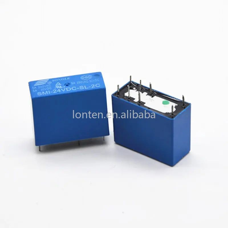 Custom 2PCS SMI-05VDC-SL-2C SMI-12VDC-SL-2C SMI-24VDC-SL-2C 8pin 5A 250VAC/30VDC 5VDC 12VDC 24VDC Power Relay New Manufacturer