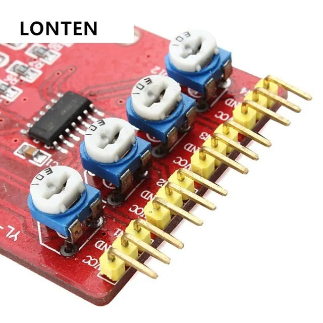 Custom Lonten 4 Channel Infrared Tracking Sensor Module IR Line Patrol For DIY Smart Car Manufacturer