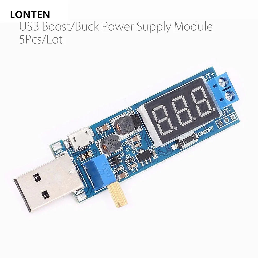 Custom OEM circuit board PCB manufacturing automatic SMT PCB Assembly 1.2-24V DC-DC USB Step UP / Down Power Supply Module Manufacturer