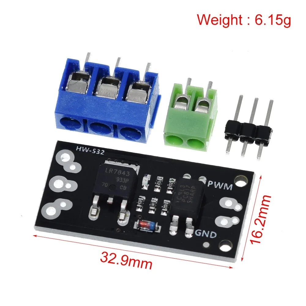 Custom FR120N LR7843 AOD4184 D4184 Isolated MOSFET MOS Tube FET Module Replacement Relay 100V 9.4A 30V 161A 40V 50A Board Manufacturer