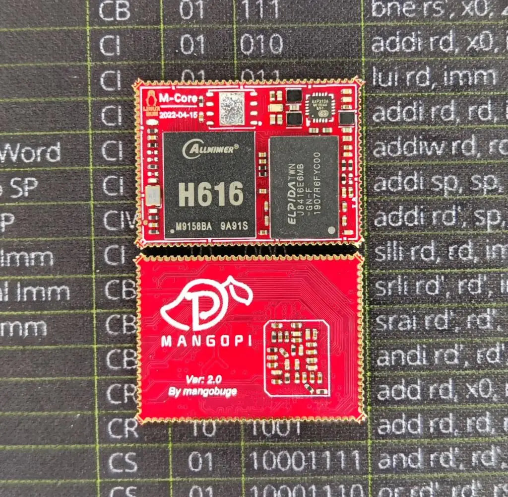 Custom PCBA Mangopi MQ-Quad MCore H616 Module With Pin Not Welding 4xA53 Up to 1.5GHz 1GB DRAMManufacturer