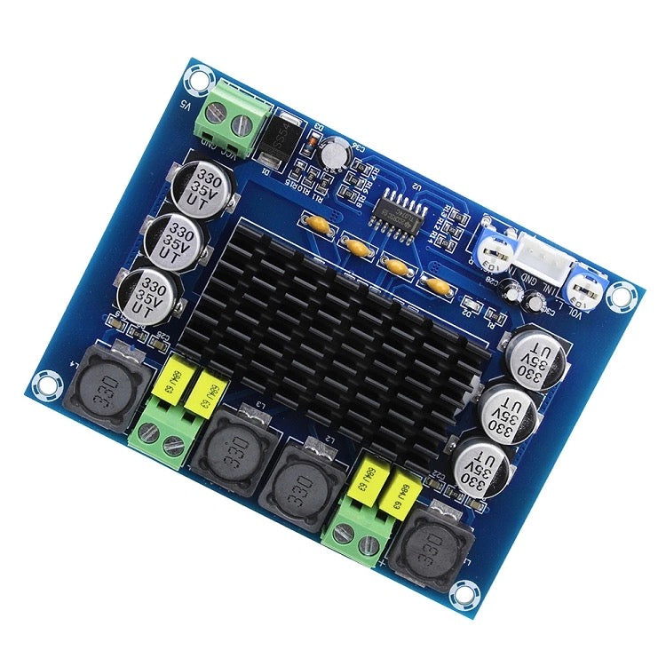 120W*2 TPA3116D2 Stereo Audio Amplifier Board Dual-channel Digital Class D Power Amplificador Modul 12V-24V DIY pcb assembly Custom