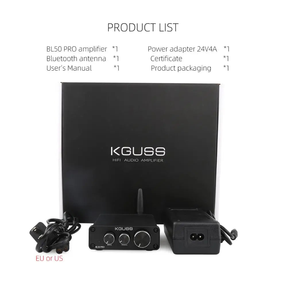 Custom 2*50W TPA3116D2 QCC3003 5.0 TL072C Digital Amplifier Audio Stereo 2.0 Channels Class D Tone Preamplifer Home AMP pcb assembly Manufacturer