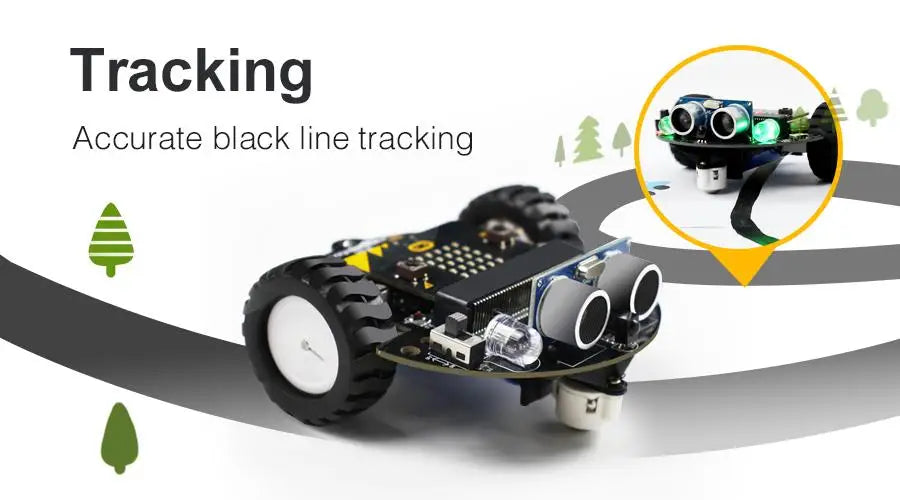 Custom Tiny:bit smart car DIYMicro:bit smart car kit graphical programming maker education remote control robot Manufacturer