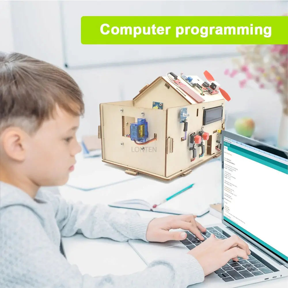 Custom Lonten Smart Home Kit for Arduinos Starter Electronic Learning Kit Remote Control House DIY Project STEM Programming Manufacturer