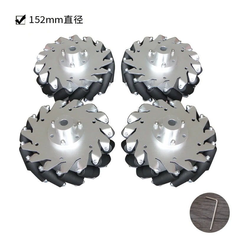 Custom PCBA omni wheel 4ps 60mm A set of 4 Mecanum wheels 60mm Manufacturer