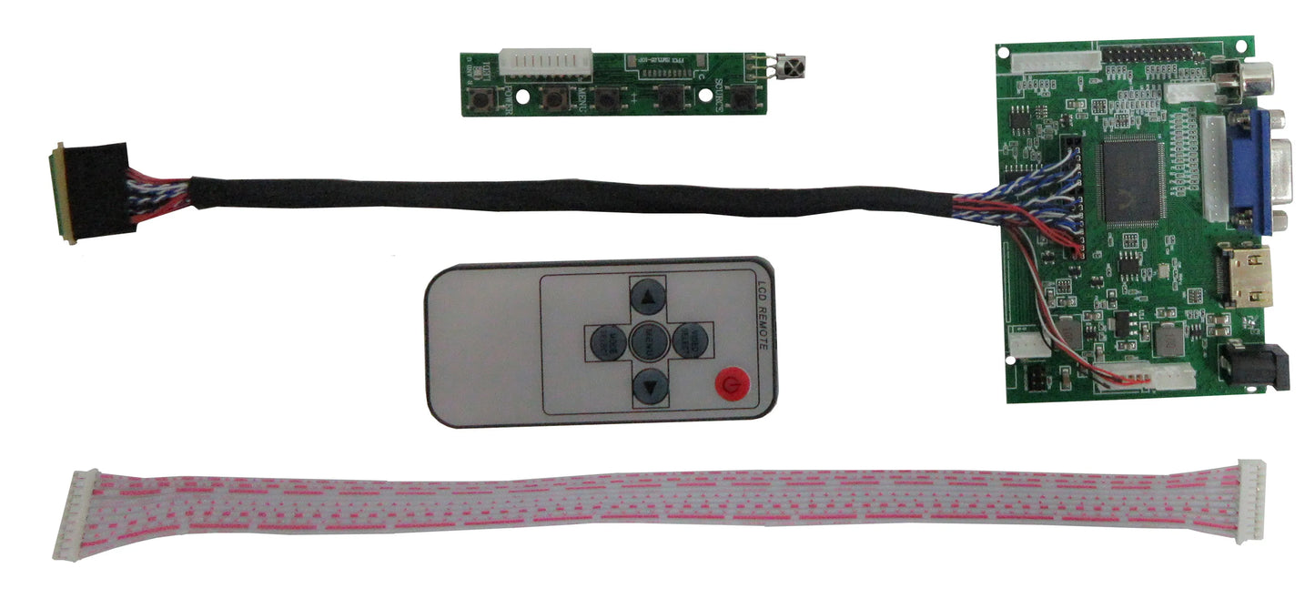 Custom 14 Inch LCD Screen Display Monitor Driver Control Board 2AV HD-Compatible VGA For Raspberry Pi Banana/Orange Pi Mini Computer Manufacturer