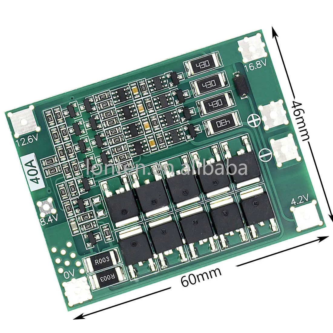 Custom 10pcs 4S 40A Li-ion Lithium Battery 18650 Charger PCB BMS Protection Board with Balance For Drill Motor 14.8V 16.8V Cell Module Manufacturer