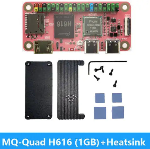 Custom PCBA Mangopi MQ-Quad MCore H616 Module With Pin Not Welding 4xA53 Up to 1.5GHz 1GB DRAMManufacturer