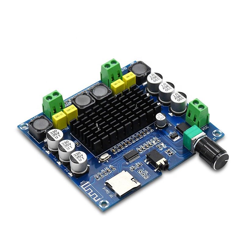 2*50W TPA3116 4.1 Digital Audio Amplifier Board Dual Channel Class D Stereo Aux TF Card Amp DC12-24V pcb assembly Customize