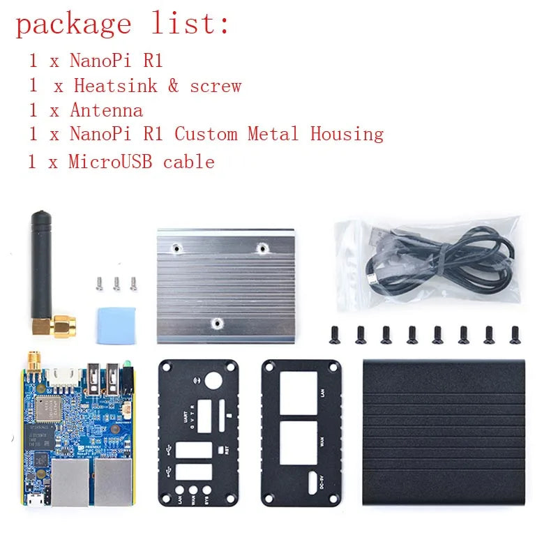 Custom Nanopi R1 Dual-screen internet of things IoT router, support open source Ubuntu and OpenWrt Custom PCB pcba smartlock Manufacturer