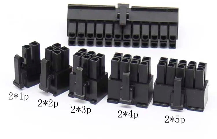 Custom 5557-R 5557 4.2mm Black Automotive wiring harness connector male 2 - 24 pin for PC/computer graphics card PCI-E Power Manufacturer