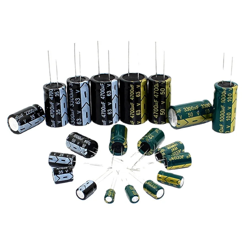 Custom Capacitor 100V 200V 250V 400V 450V 500V 2.2UF 4.7UF 6.8UF 8.2UF 15UF 22UF 33UF 47UF 68UF 82UF 100UF 120UF 150UF 330UF 470 Manufacturer