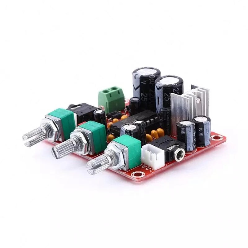 XR1075 Preamp tone Board Audio treble bass adjustment equalizer Pre audio amplifier board pcb assembly customize