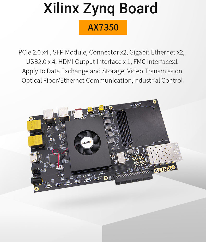 AX7350: XILINX Zynq-7000 ARM SoC XC7Z035 7035 FPGA Board FMC Custom PCB pcba pcba s905d dvc pcba