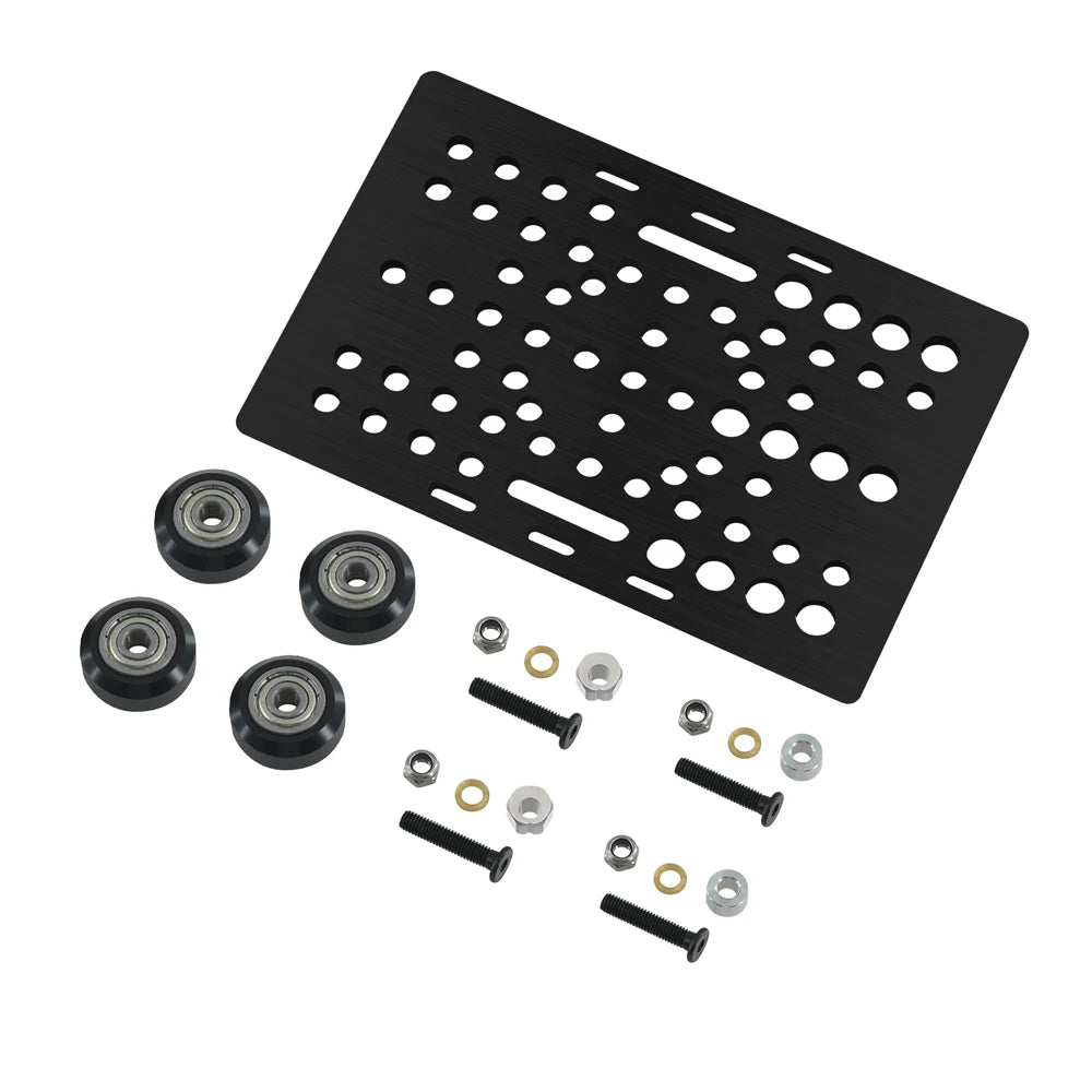 Custom V-Slot Gantry Set 20-80mm Gantry Plate with Wheels for Aluminum Profiles V-slot Aluminum Plate Kits Gantry Plat 3D Printer Part Manufacturer