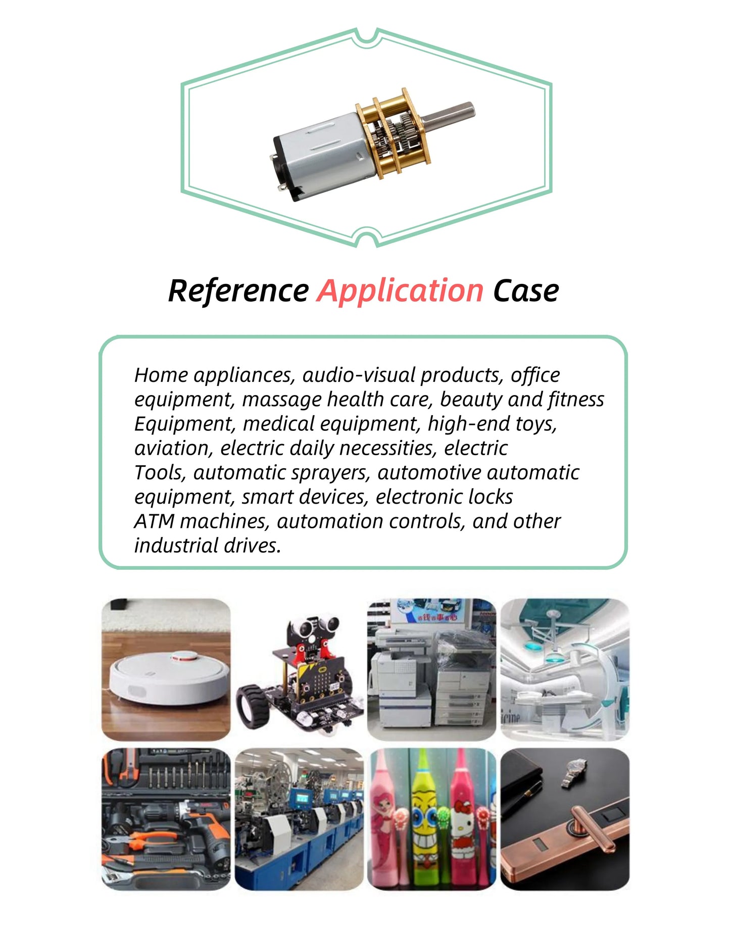 Custom DC Mini Metal Gear Motor N20 3V 15/30/50/60/100/200/300/500 Shaft 10mm Manufacturer