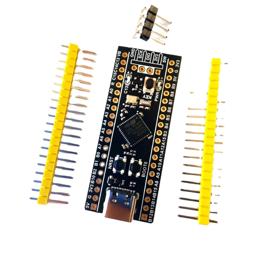 Custom WeAct STM32F411CEU6 STM32F411 STM32F4 V3.1 Learning Board Micropython PYBoard BlackPill Development 512KB Flash 128KB Manufacturer