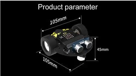 Custom Tiny:bit smart car DIYMicro:bit smart car kit graphical programming maker education remote control robot Manufacturer