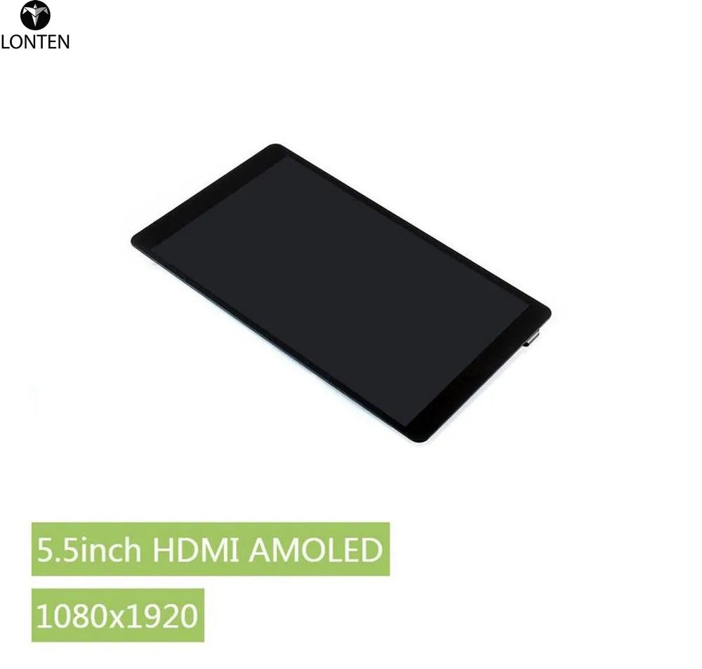 Custom 5.5inch AMOLED, capacitive touch,1920x1080, supports Raspberry Pi,general desktop computers,Windows 10/8.1/8/7 Manufacturer