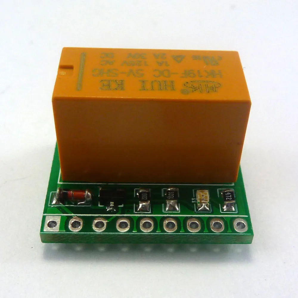Custom OEM DR21D01*2 2pcs mini Ultralight 1 Channel DPDT Relay Module switch control board for 18650 battery sensor motor driver Manufacturer