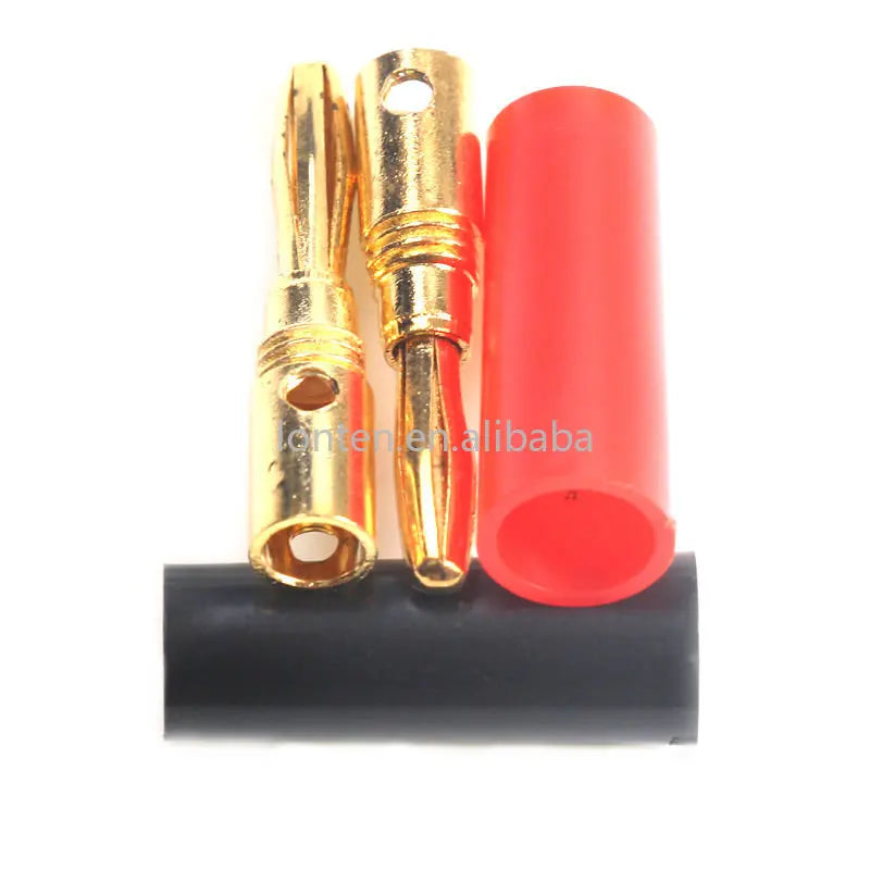 Custom Custom 20Pcs 4mm Adapter Wire Cable Audio Speaker Banana Plugs Connector Black Red New Manufacturer