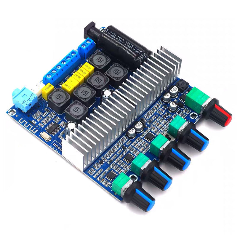 2*50W+100W TPA3116 HIFI Power Subwoofer Amplifier Board 2.1 Channel TPA3116D2 Audio Stereo equalizer Amp pcb assembly Customize