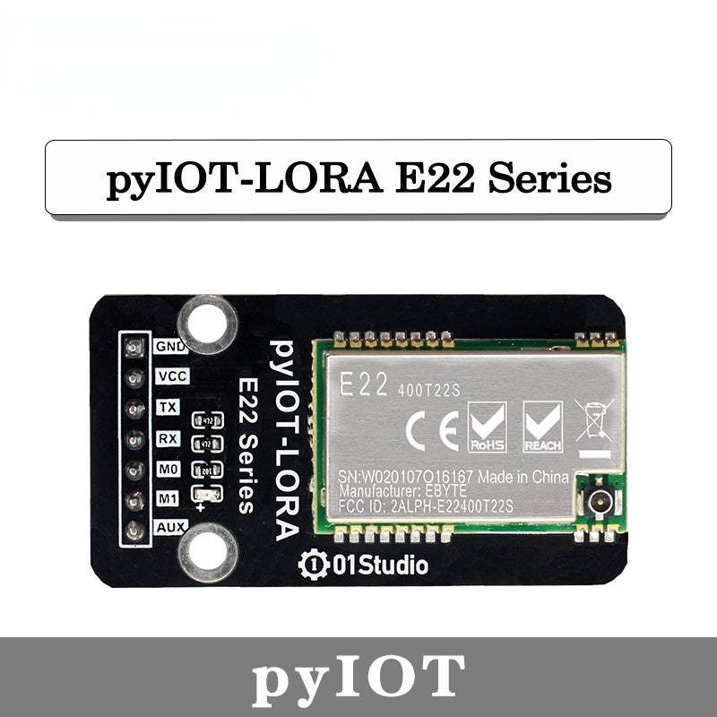 Custom PCB pyIOT- LORA Module Wireless E22 433M SX1268 Module UART MircoPython Programming Development Board pcba android