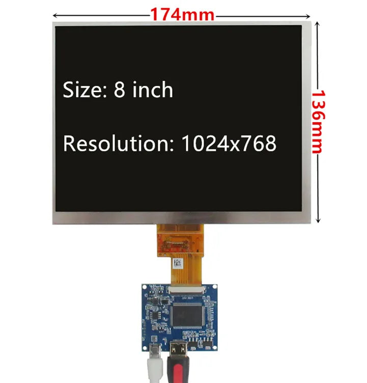 Custom For Raspberry Pi Banana/Orange Pi Mini Computer IPS LCD Screen Display Monitor Driver Control Board Mini HD--Compatible Manufacturer