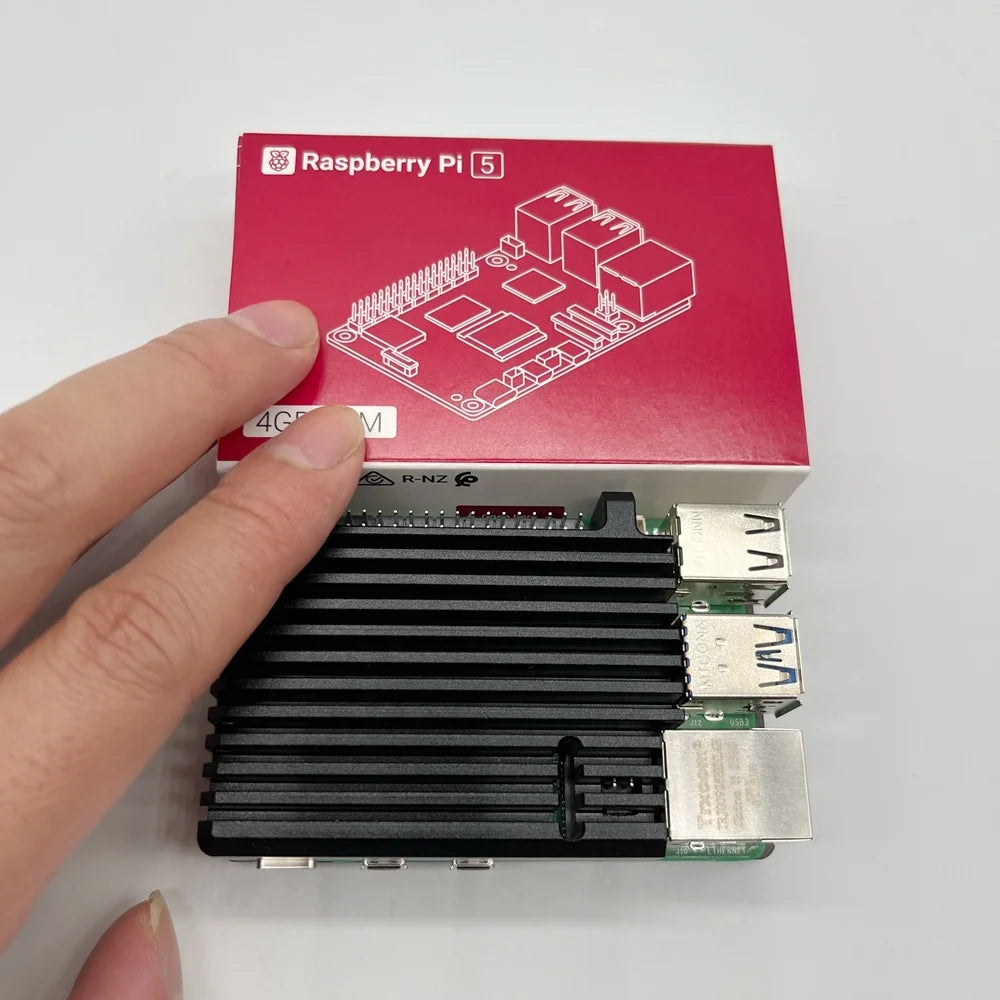 Custom Raspberry Pi 5 Case Aluminum Metal Case Box enclosure for raspberry pi 5b Manufacturer