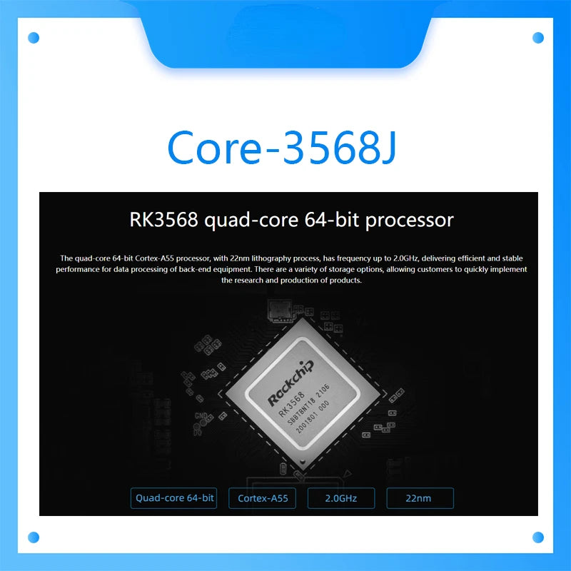 Custom AIO-3568J Core-3568J RK3568 Development Board Industry Board Internet of Things Artificial Intelligence Edge Computing Manufacturer