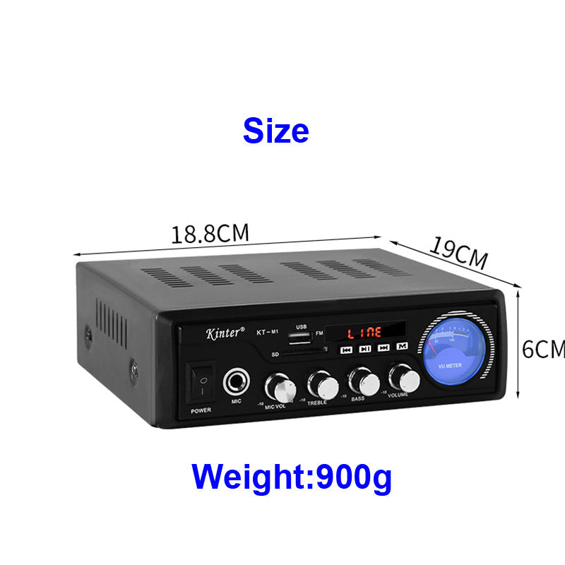 2*60W FM Mp3 Player Audio Power AMP Class D Digital Mp3 Decoder Home Car Amplifier AC90-240V Equalizer pcb assembly Customize
