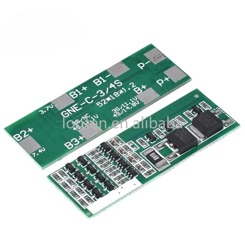 Custom 4S 8A Polymer Li-ion Lithium Battery Charger Protection Board For 4 Serial 4pcs 3.7 Li-ion Charging Protect Module BMS Manufacturer