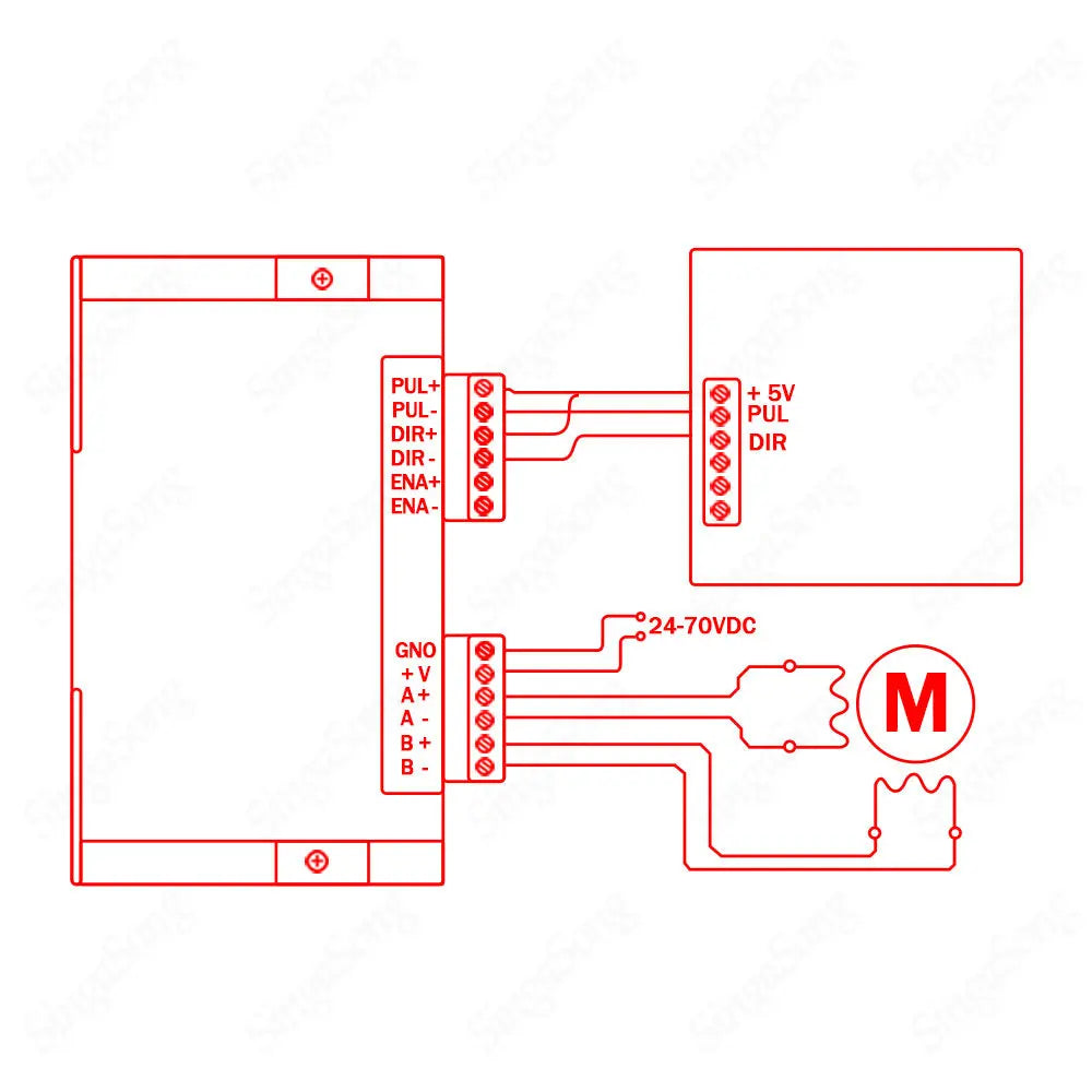 Custom DM542 Stepper Motor Controller 2-phase Digital Stepper Motor Driver 18-48 VDC Max. 4.2A for 57 86 Series Motor. Manufacturer