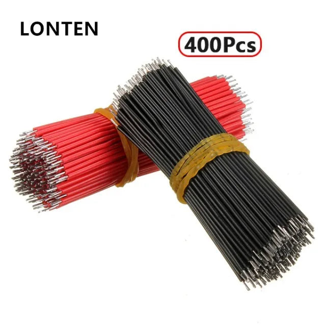 Custom Lonten 400pcs 2Color Assorted Kit Motherboard Breadboard Jumper Cable Wires Tinned 6cm 26AWG Manufacturer