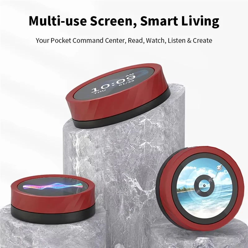 Well Made-ESP32-S3-1.85Inch Knob Screen Circular LCD Display Video Playback Xiaozhi AI Electronic Photo Album Knob Screen
