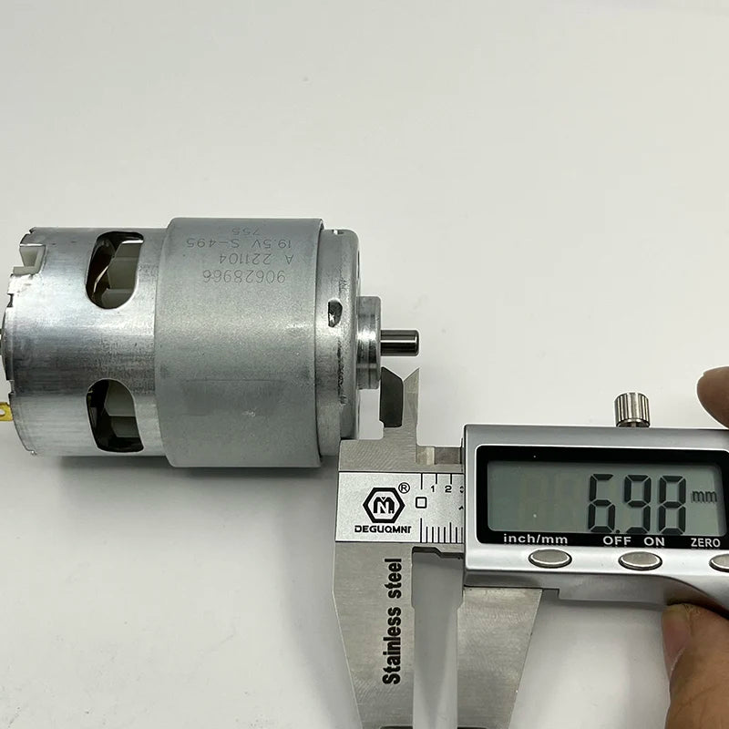 Custom RS-755WC-8017 Carbon Brush Power Motor DC 18V 19.5V 22600RPM High Speed Large Torque Short Shaft for Electric Tool Drill Saw Manufacturer