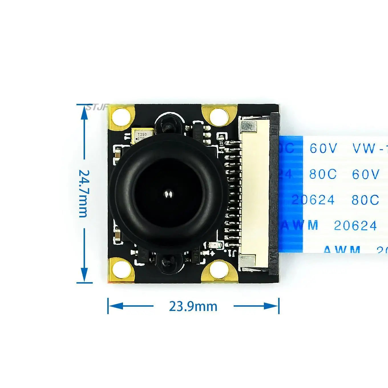Custom Hot Raspberry Pi 3 Night Vision Camera Module Focal Adjustable 5MP OV5647 Sensor 1080p Raspberry Pi 2 Camera with 15cm FPC Cable