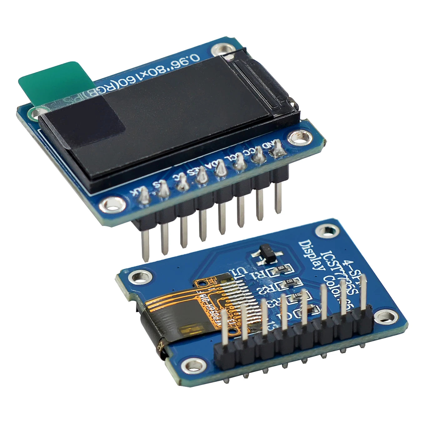 Custom IPS Display 0.96 Inch TFT LCD Display Screen 80*160 ST7735 Drive IC 3.3V 13PIN SPI HD Full Color For lcd Module 80x160 Dropship