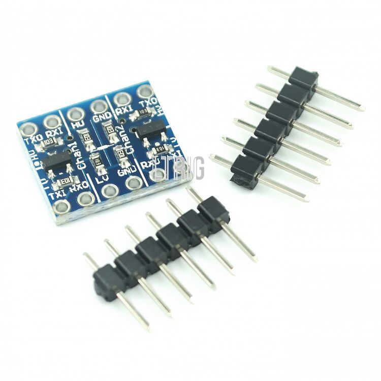 Custom 1PCS 5V-3V IIC UART SPI 2 4 Channel Level Converter Module forArduino via