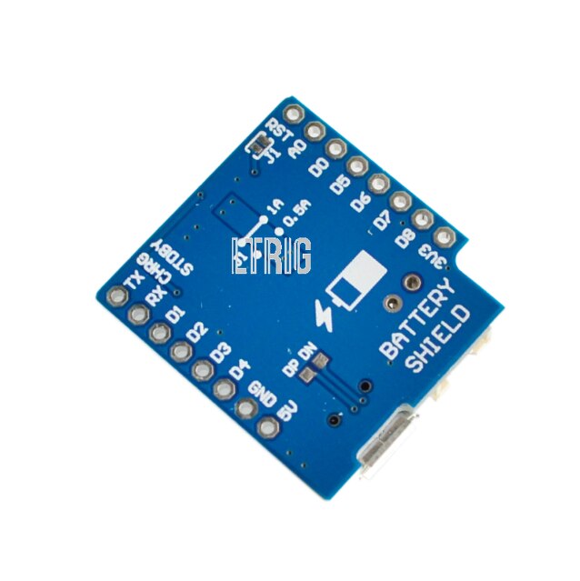 Custom 1PCS Battery Shield For WEMOS D1 mini single lithium battery charging & boost